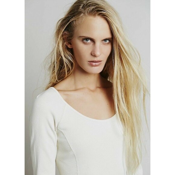 NWT Free People Ivory White Strappy Back Top - Picture 5 of 8